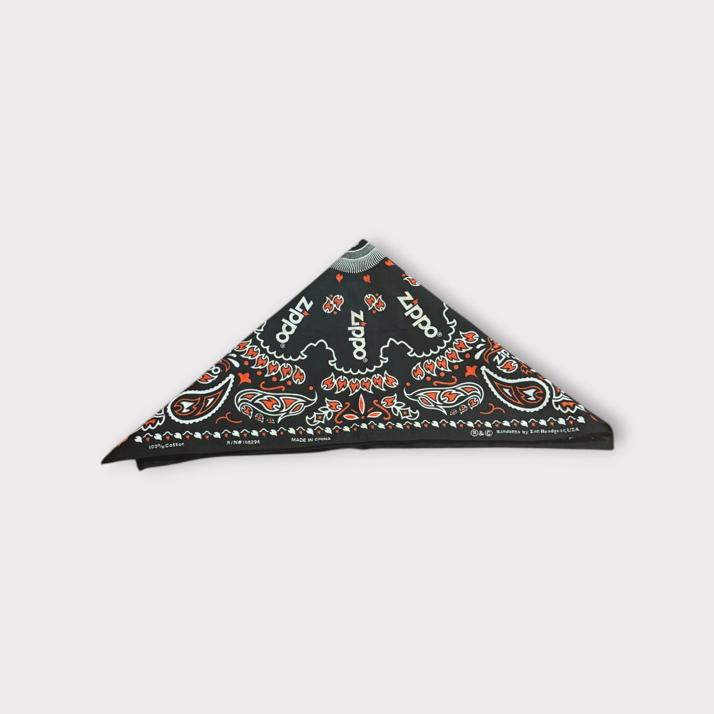 Vintage Zippo Lighter Brand Bandana