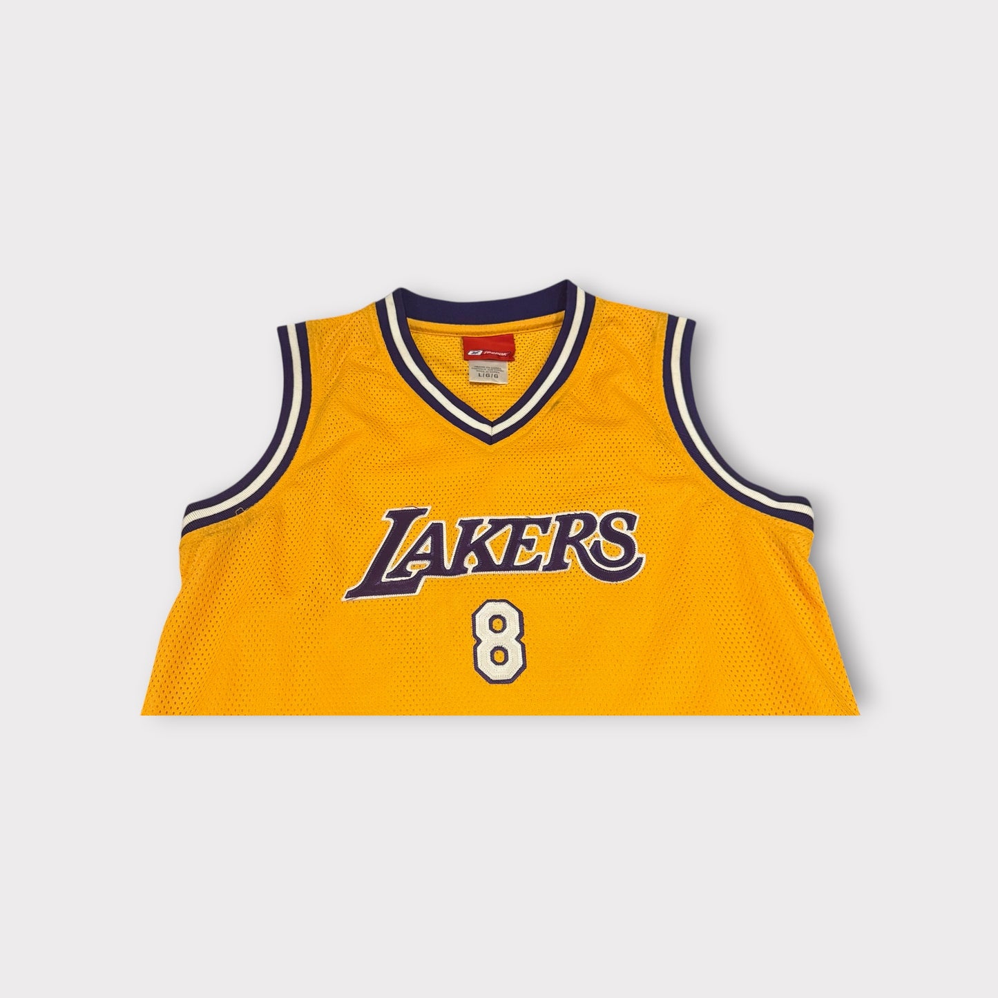 Vintage Kobe Bryant Lakers Gold Jersey Dress Reebok Womens Number 8 Rare Y2K NBA Streetwear Size Large