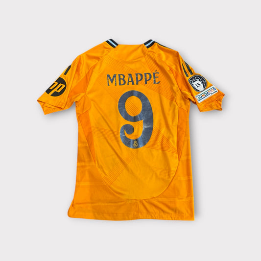 Adidas Real Madrid 2024/25 Away Jersey Mbappe 9 UCL Patches Preowned
