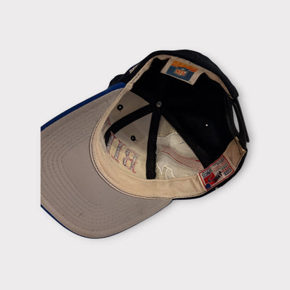 Vintage 90’s Buffalo Bills Shadow Fiber Optic Snapback Hat Sports Specialties NFL Black Cap