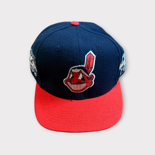 Vintage Annco Cleveland Indians 1948 World Series Champions Snapback Hat Rare MLB Cap