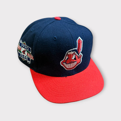Vintage Annco Cleveland Indians 1948 World Series Champions Snapback Hat Rare MLB Cap