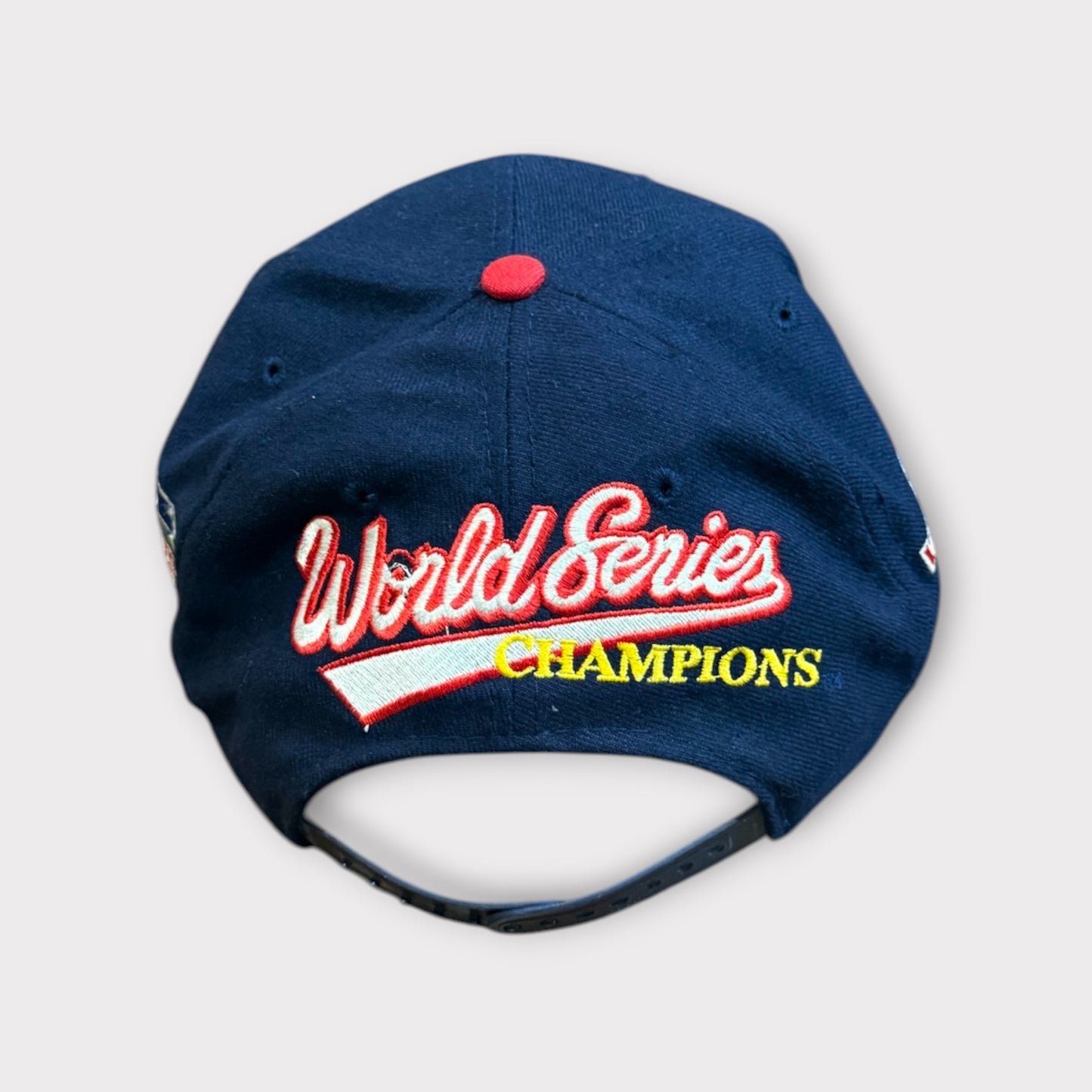 Vintage Annco Cleveland Indians 1948 World Series Champions Snapback Hat Rare MLB Cap