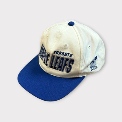 Vintage Toronto Maple Leafs Snapback Hat NHL Center Ice Sports Specialties 1990s