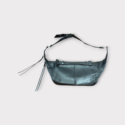 Rag and Bone Elliot Fanny Pack Green Camo Suede Leather Crossbody Belt Bag Large