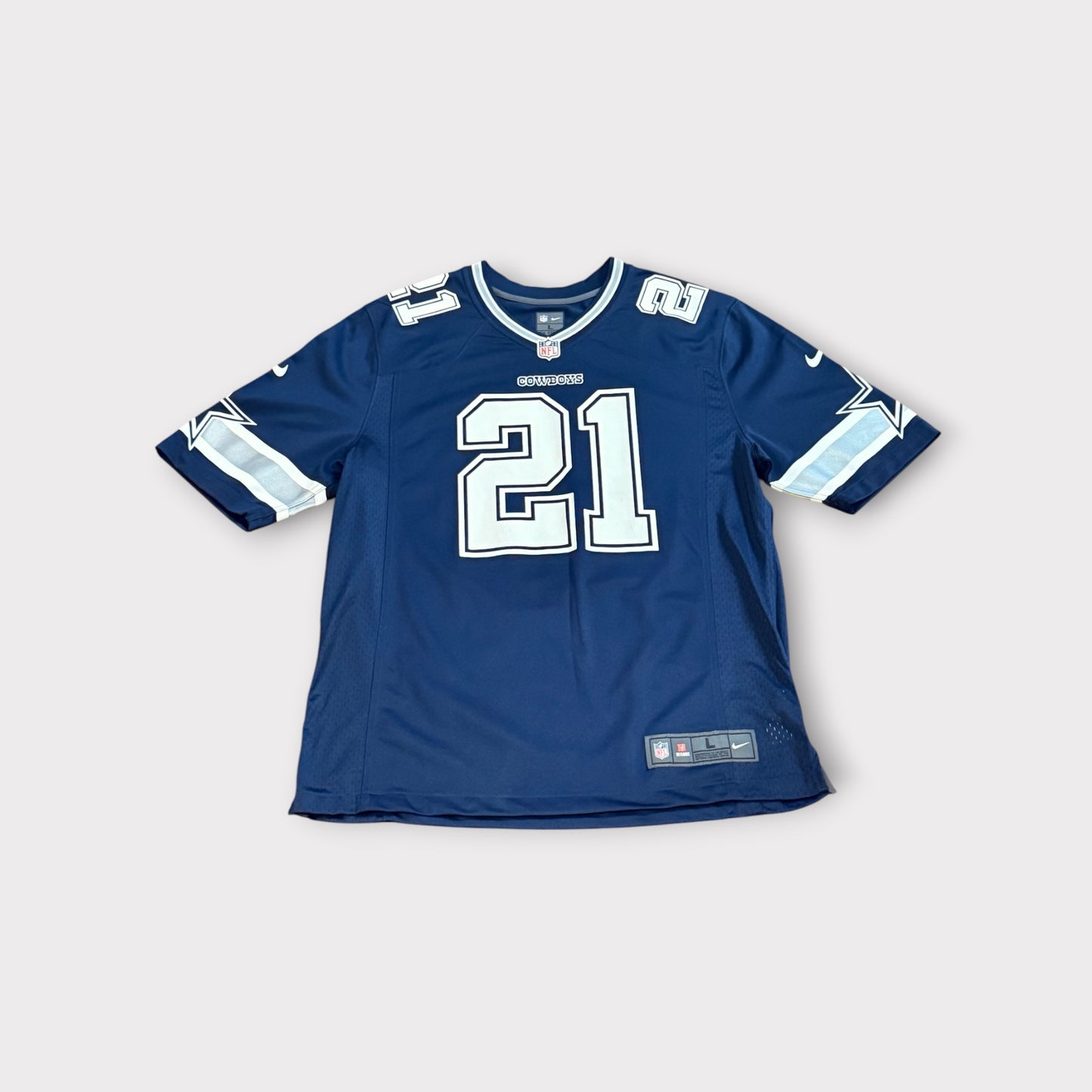 Ezekiel Elliott Dallas Cowboys Nike NFL Game Jersey Mens Large Blue