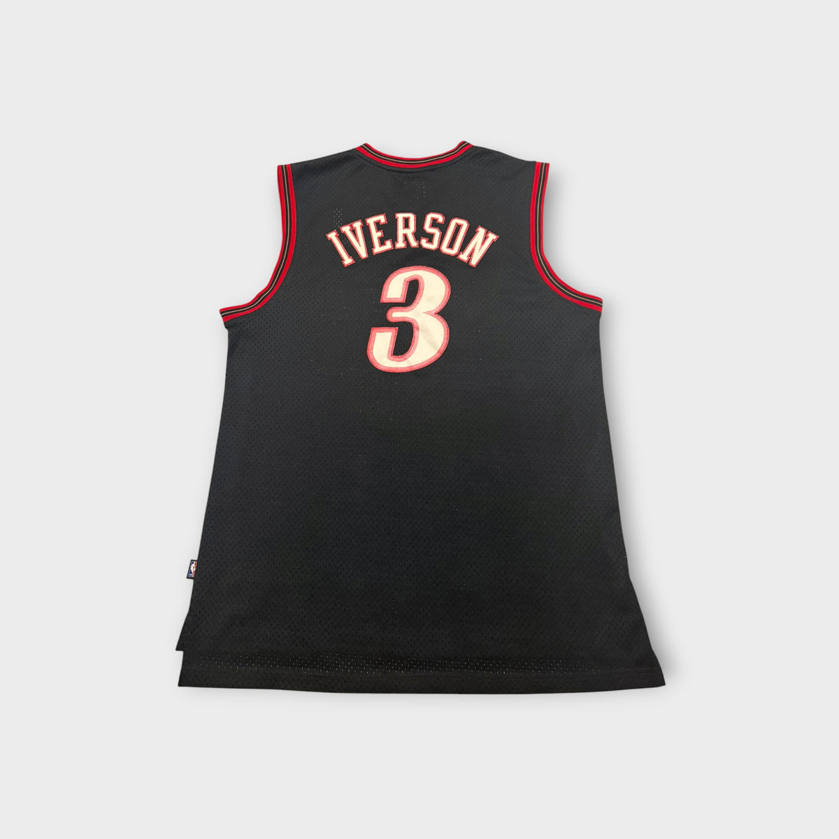 Rare Authentic Allen Iverson Philadelphia 76ers Reebok Swingman Jersey Size 48 XL