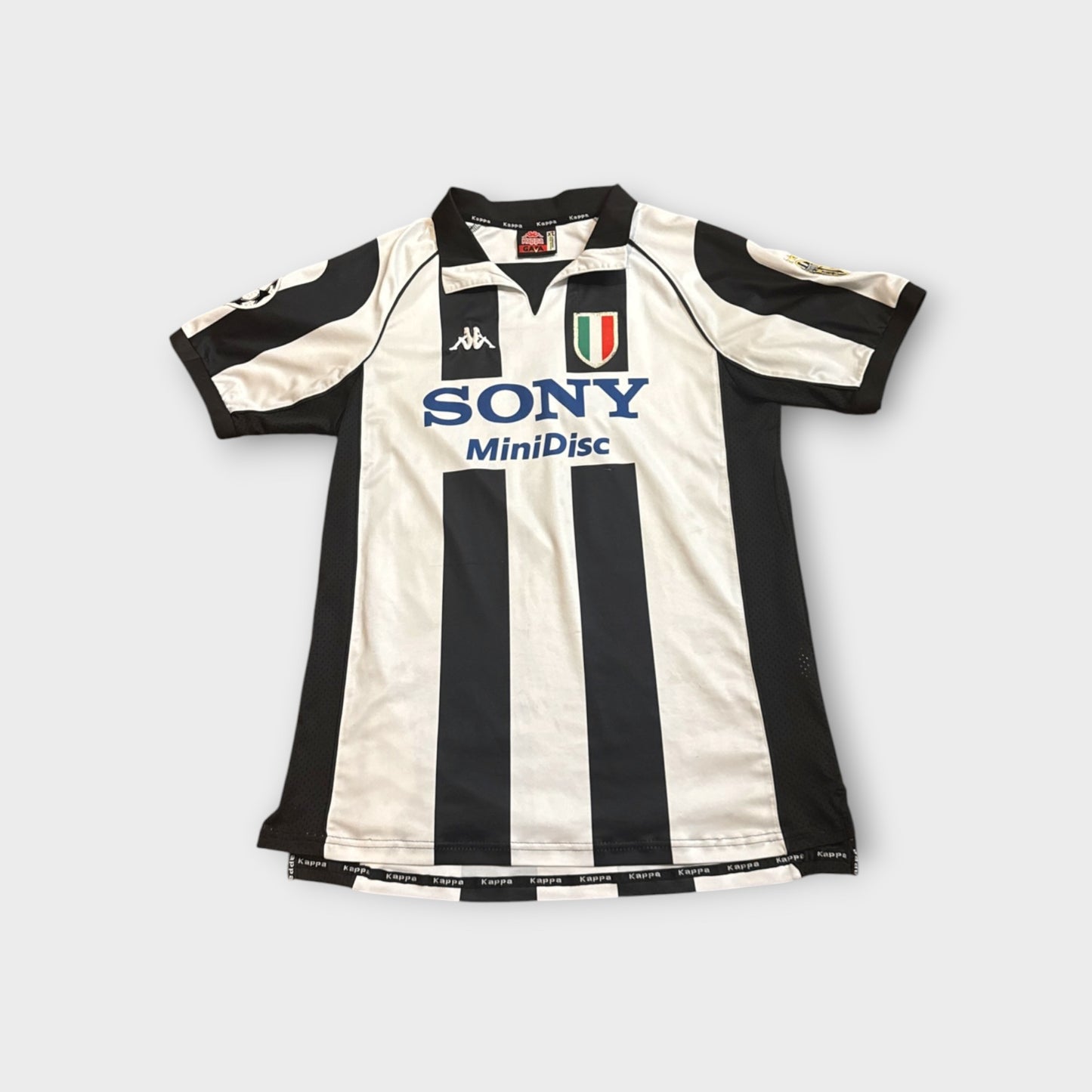 FC Juventus 1997-98 Home Jersey #10 Del Piero Kappa Soccer Football Shirt Size XL
