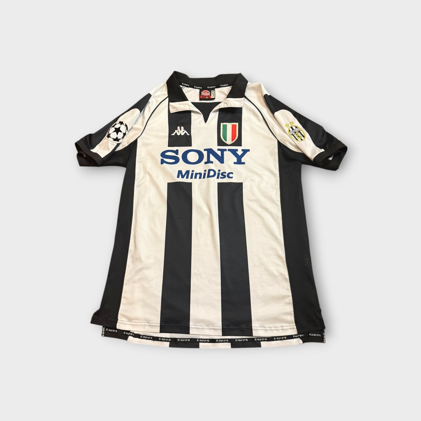 FC Juventus 1997-98 Home Jersey #10 Del Piero Kappa Soccer Football Shirt Size XL