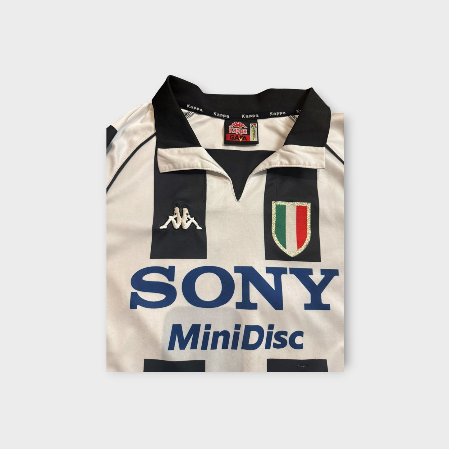 FC Juventus 1997-98 Home Jersey #10 Del Piero Kappa Soccer Football Shirt Size XL