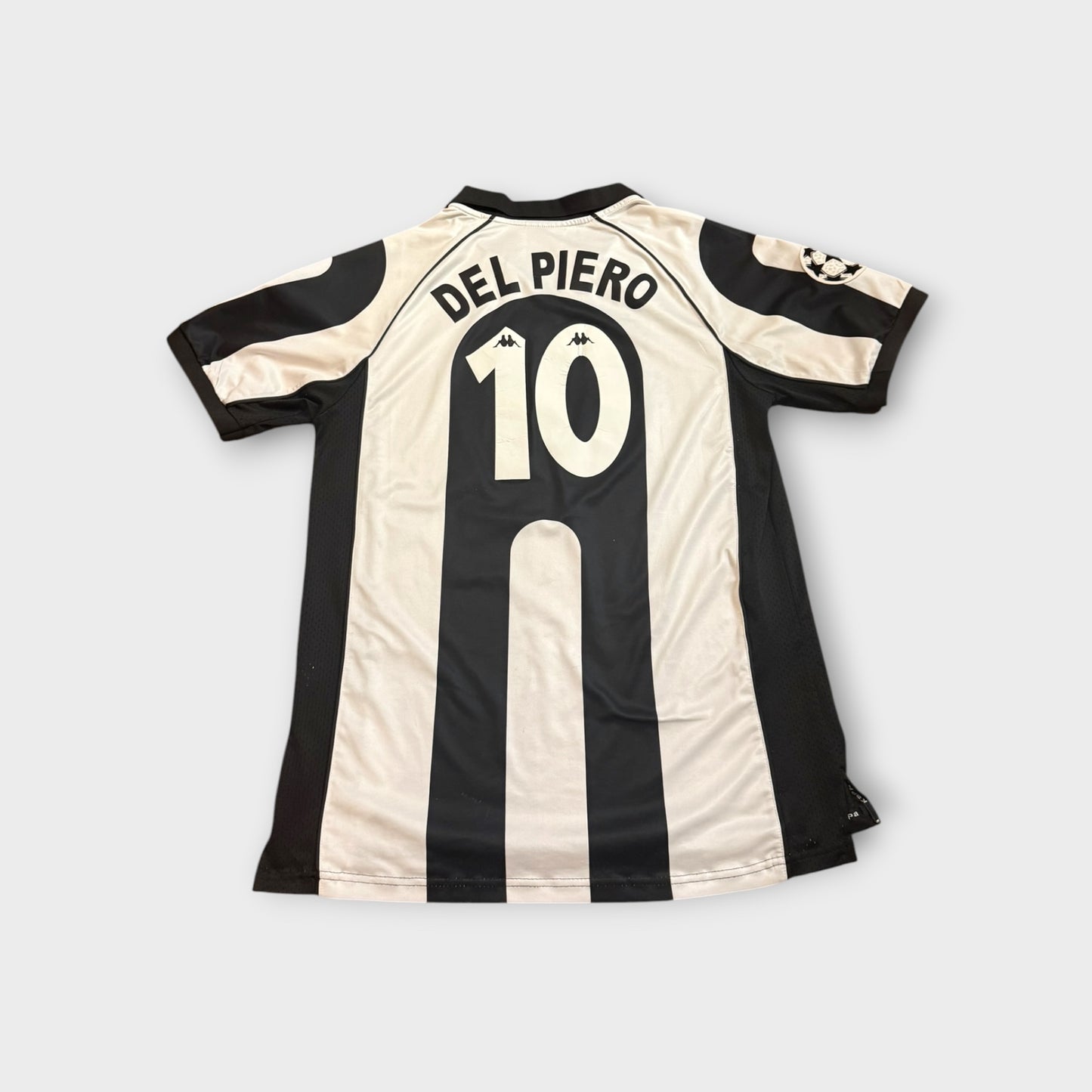 FC Juventus 1997-98 Home Jersey #10 Del Piero Kappa Soccer Football Shirt Size XL