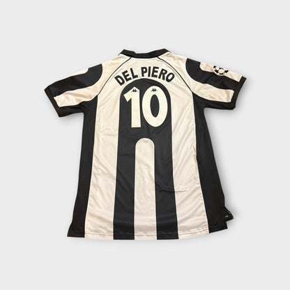 FC Juventus 1997-98 Home Jersey #10 Del Piero Kappa Soccer Football Shirt Size XL
