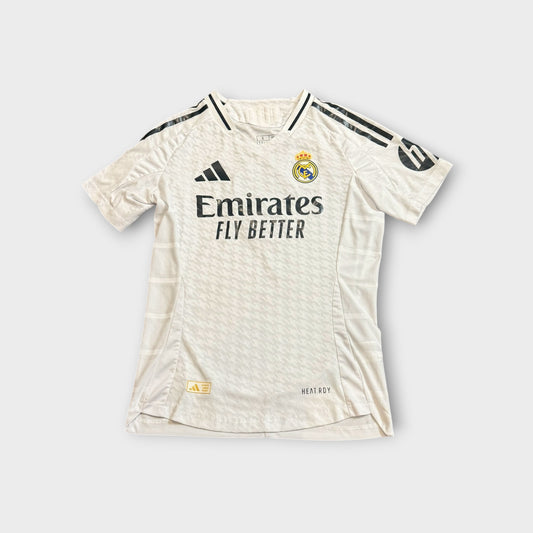 Real Madrid 2024/2025 Vini Jr #7 Home Jersey White Adidas UCL Size Small