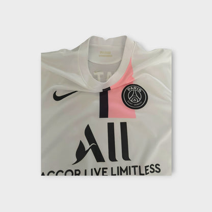 Nike PSG #10 Vato Jersey 2021-22 Paris Saint Germain White Pink Soccer Shirt Men’s Size Small
