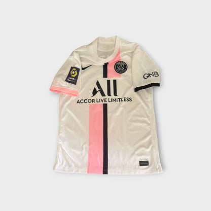 Nike PSG #10 Vato Jersey 2021-22 Paris Saint Germain White Pink Soccer Shirt Men’s Size Small