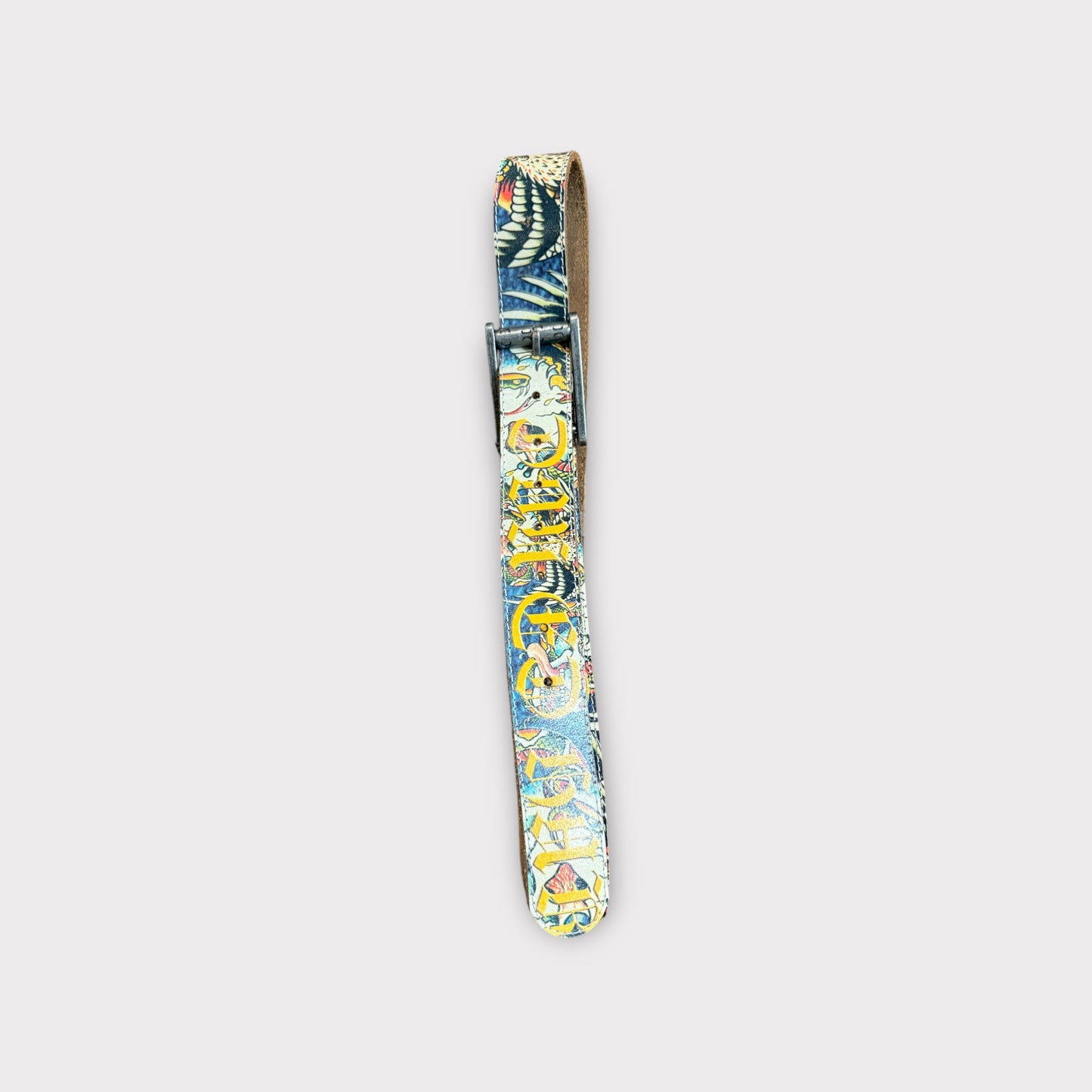 Vintage Ed Hardy Spell Out Belt – Falcon Eagle Logo – 44” Length