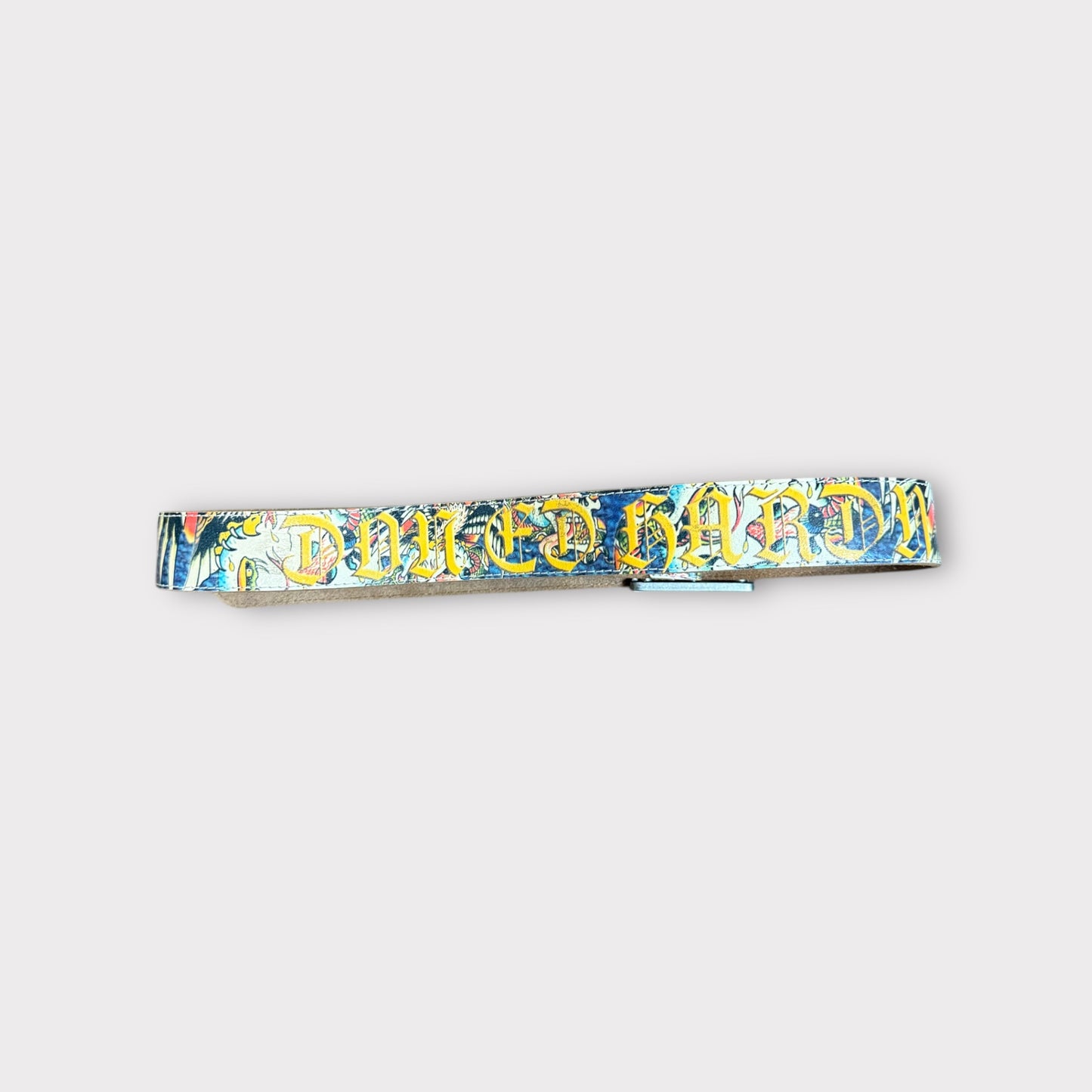 Vintage Ed Hardy Spell Out Belt – Falcon Eagle Logo – 44” Length