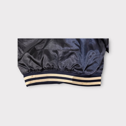 Vintage New York Yankees Satin Jacket – Felco Made in USA – Navy Blue – Medium