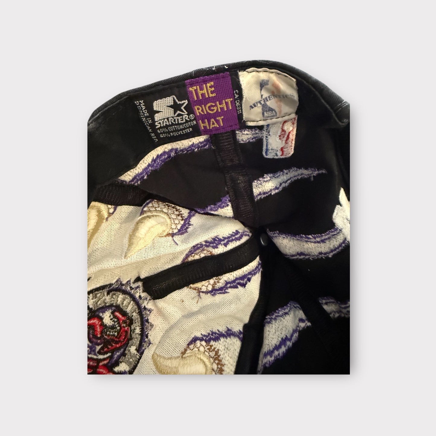 Vintage 90s Toronto Raptors Starter "Claw" Snapback Cap