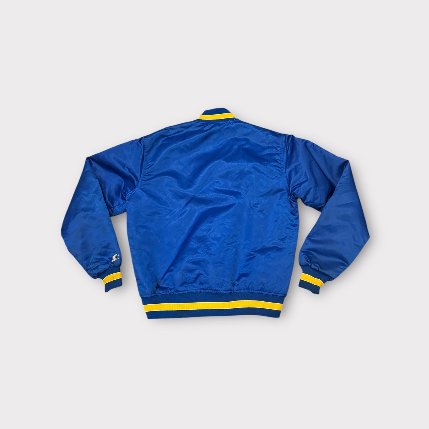Vintage 80s Starter Los Angeles Rams Satin Bomber Jacket – Men’s Medium