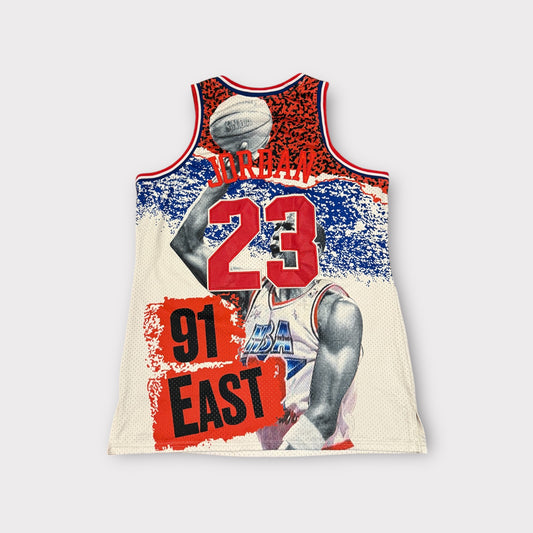Michael Jordan 1991 NBA All-Star East Jersey – Mitchell & Ness Hardwood Classics (Size L)