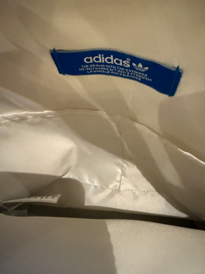 Adidas Originals Vintage Unisex Messenger Bag White Gold Trefoil Logo Shoulder Retro
