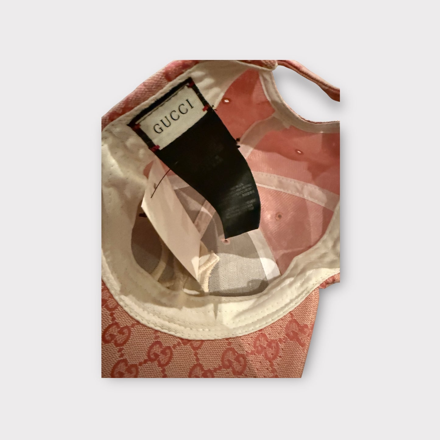 GUCCI x New York Yankees Pink Baseball Cap – Rare Adjustable Cotton Hat