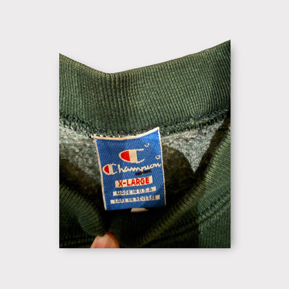 Vintage Champion Embroidered Triple C Crewneck Sweatshirt – XL (Green)