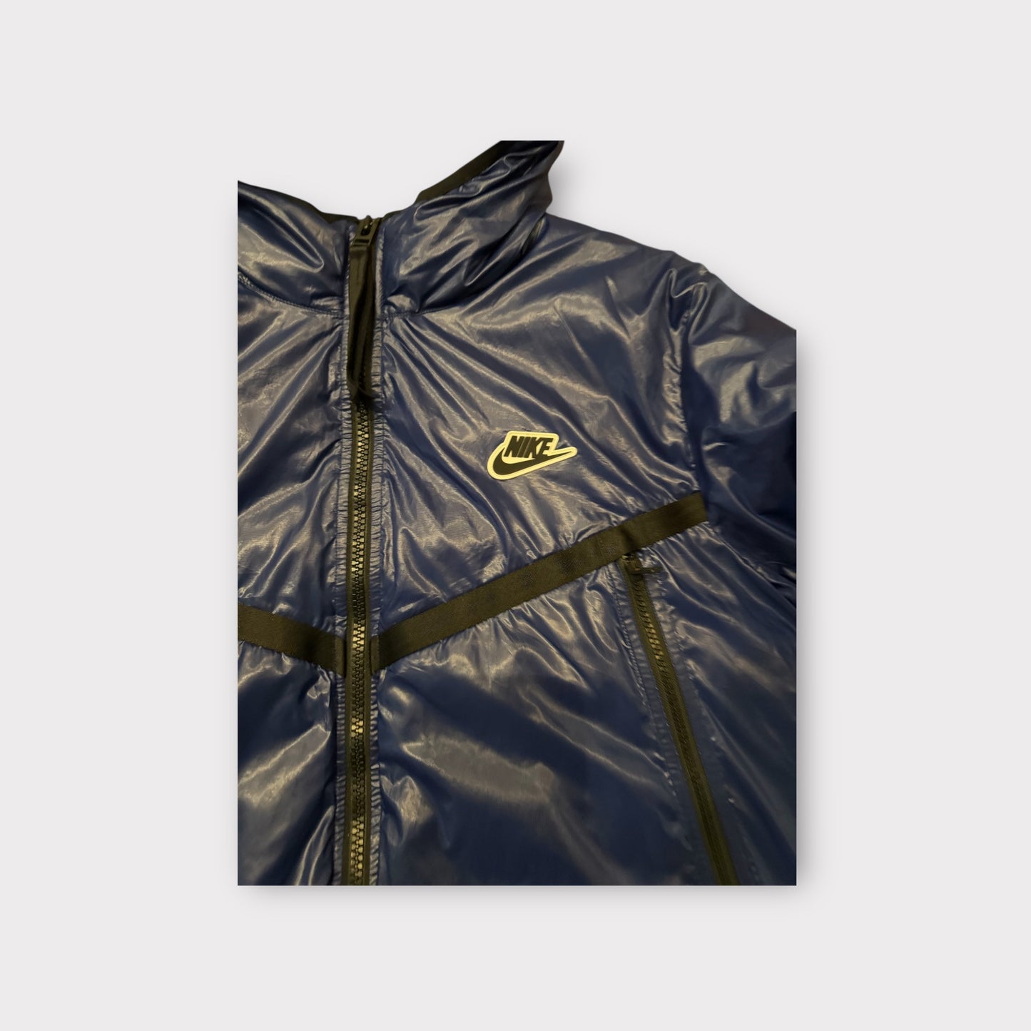 VINTAGE Nike Repel Puffer Jacket Men’s XL Blue Synthetic Fill Sportswear