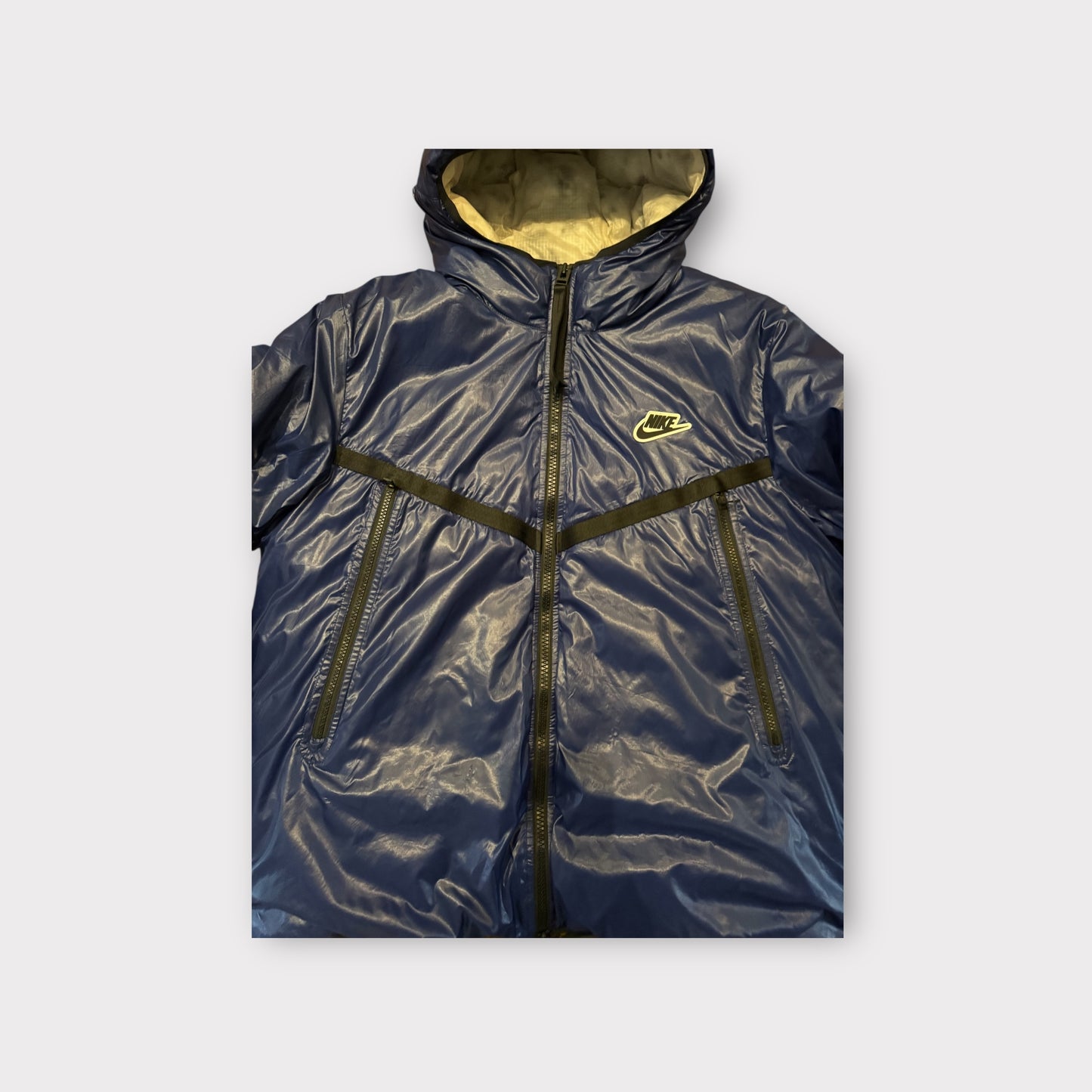 VINTAGE Nike Repel Puffer Jacket Men’s XL Blue Synthetic Fill Sportswear