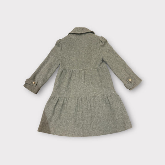 Juicy Couture Double-Breasted Coat – Gray – Gold Buttons – Women’s Size Small