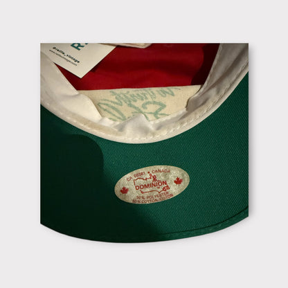 Vintage Old Style Beer Painters Cap Pilsner RARE All Over Print Red Green Black