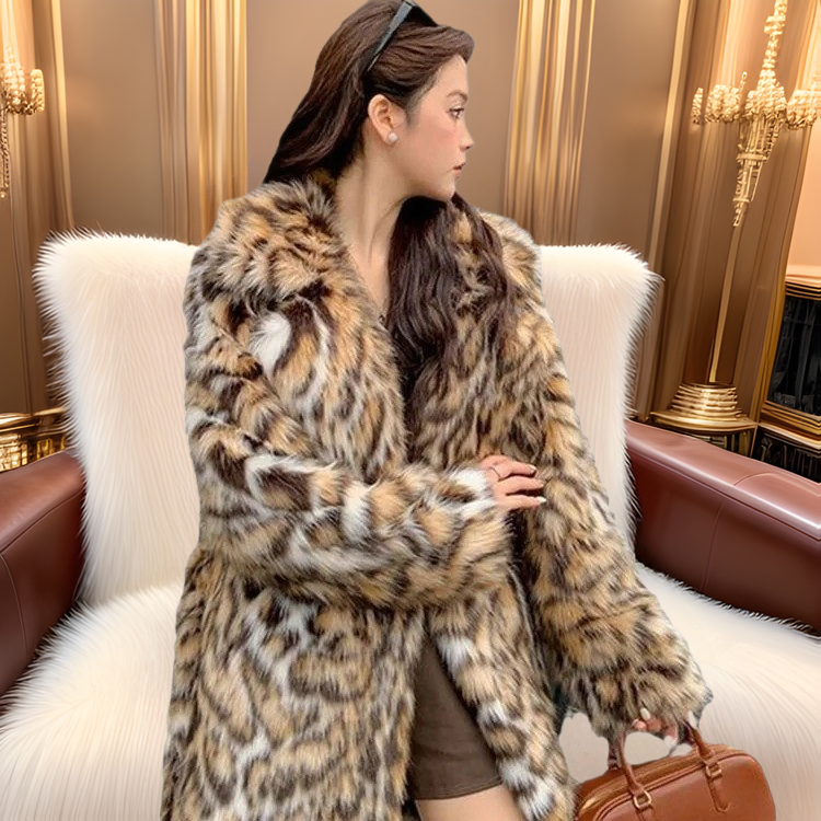 Long Fox Fur Coat