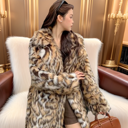 Long Fox Fur Coat