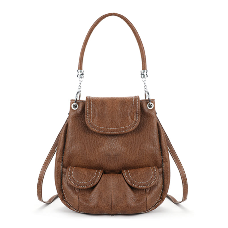Saddle Vintage Brown Crossbody Backpack