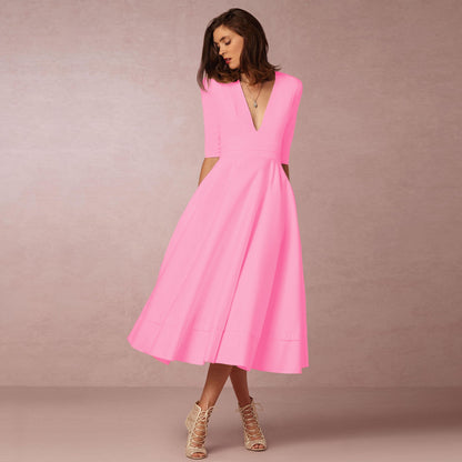 Retro 60s Swing Sleeve Dress
