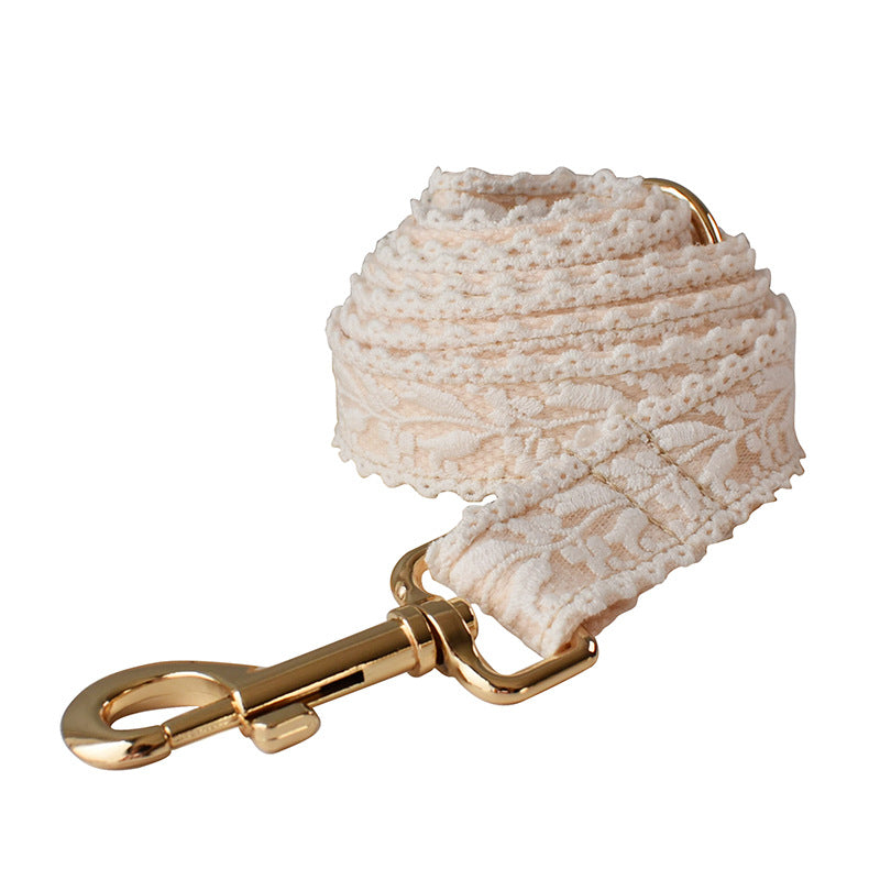 Leaf Lace Pet Metal Collar