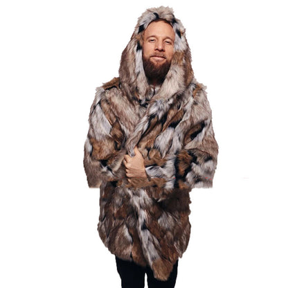 Men's Long Fur Coat