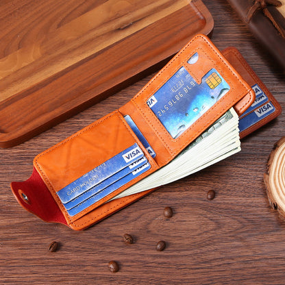 Two-fold Premium Buckle Wallet