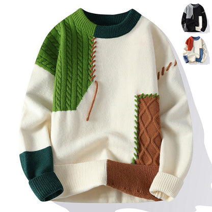 Colourblock Pullover Sweater
