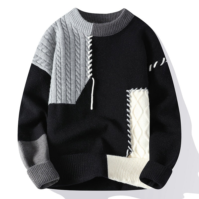 Colourblock Pullover Sweater