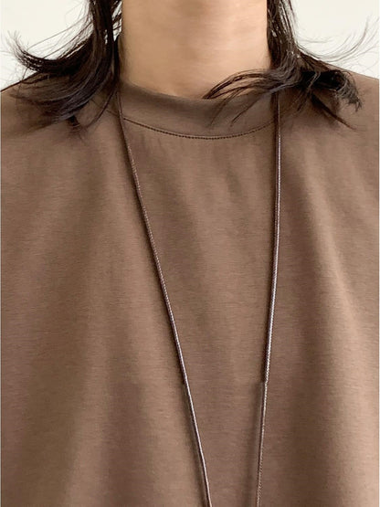 Short-sleeved Men's Crew Neck T-shirt