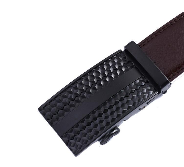 Casual Men's Two-layer Leather Comfort Click Belt