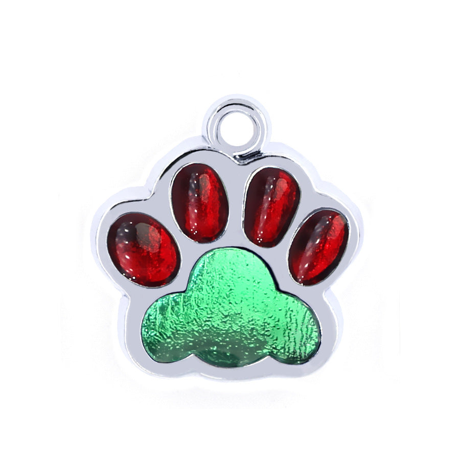 Footprint pet tag