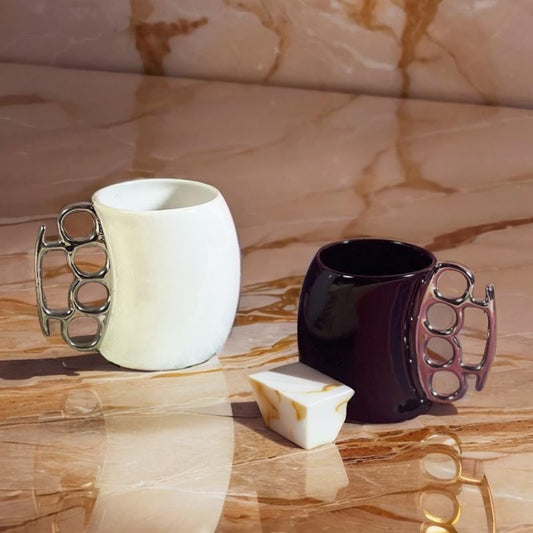 Brass Knuckle Coffee Mug