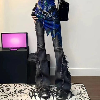 American Slightly Flared Jeans Women