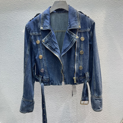 Denim Button Jacket