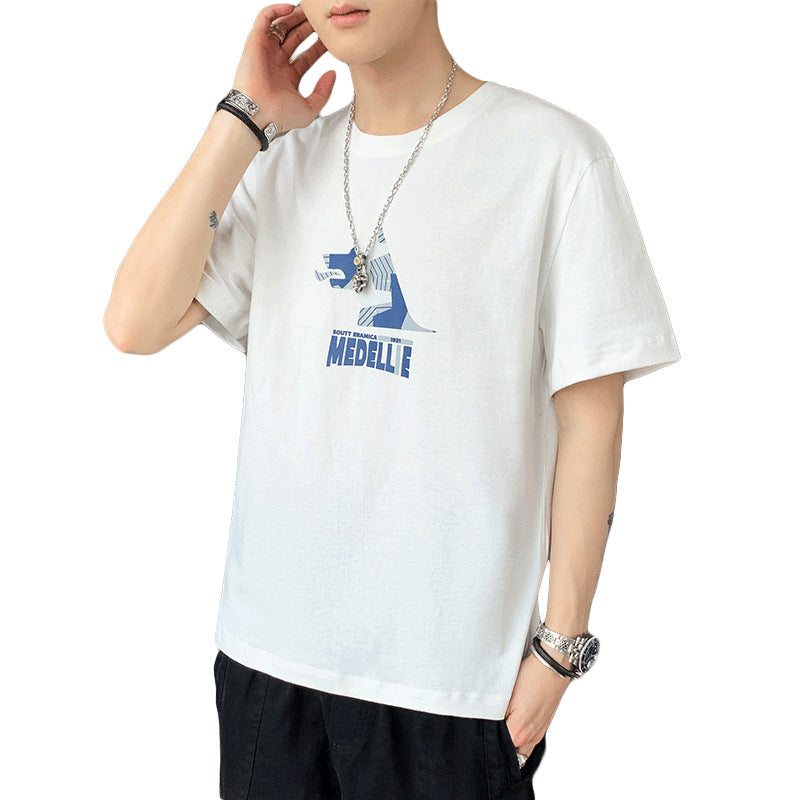 Loose Boys' Trendy Cotton T-shirt