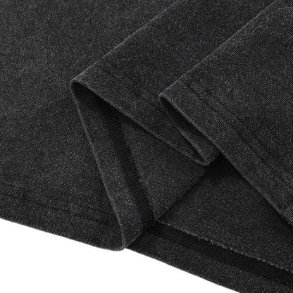 Noir Oversize Streetwear T-Shirt