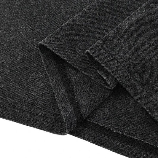 Noir Oversize Streetwear T-Shirt